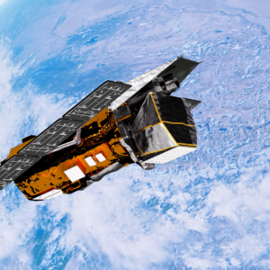Artist’s concept of NASA’s Neil Gehrels Swift Observatory orbiting above Earth