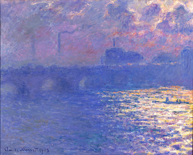 Claude Monet’s Waterloo Bridge, Sunlight Effect, the Milwaukee Art Museum painting wagered on the 2026 World Series